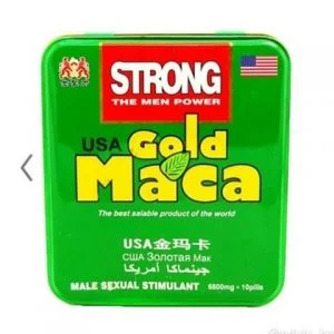USA Gold Maca Green Box Strong Power Men # 12 Pills