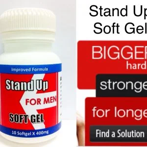 Stand Up Soft Gel Capsules -  Testosterone Booster # 10 capsules